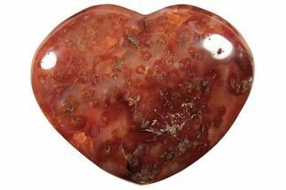 Colorful Carnelian Agate Heart #205287