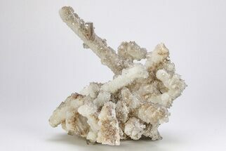 Tabular Barite & Druzy Quartz Crystal Association - China #206271