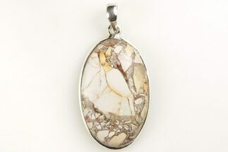 Ibis Jasper Pendant (Necklace) - Sterling Silver #206389