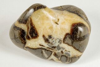 Wide, Polished Septarian Pebble - Utah #207825