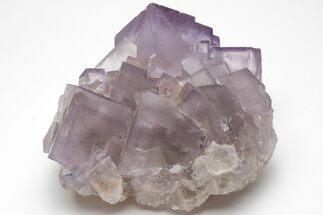 Purple Cubic Fluorite With Fluorescent Phantoms - Cave-In-Rock #208762