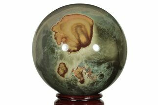 Polished Polychrome Jasper Sphere - Madagascar #209957