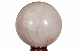 Polished Rose Quartz Sphere - Madagascar #210240