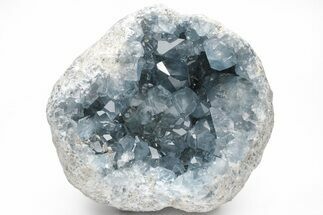 Sky Blue Celestine (Celestite) Crystal Geode - Madagascar #210378
