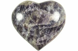 Sparkly, Purple Lepidolite Heart - Madagascar #210493