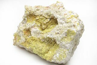 Sulfur Crystals on Matrix - Steamboat Springs, Nevada #209730
