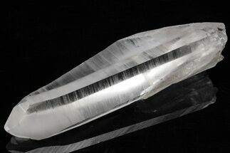 Striated Lemurian Quartz Crystal - Brazil #212534