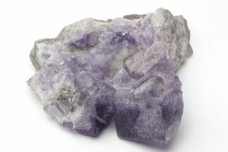 Purple Cubic Fluorite Crystal Cluster - Morocco #213150