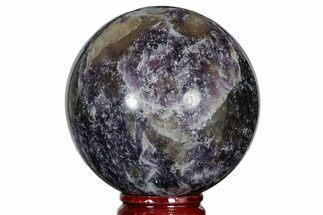 Sparkly, Purple Lepidolite Sphere - Madagascar #214012