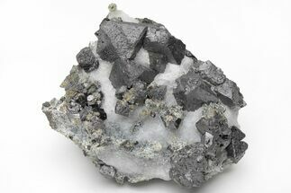 Octahedral Magnetite Crystal Cluster - Russia #209397