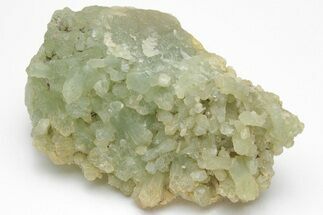 Green Prehnite Crystal Cluster - Morocco #205115