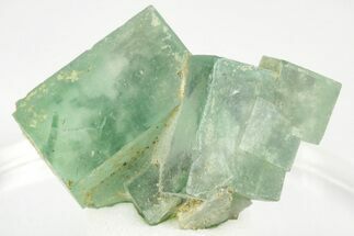 Green Cubic Fluorite Crystal Cluster - Yaogangxian Mine #215781