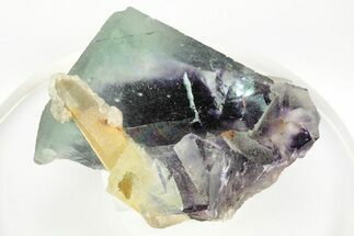 Colorful Cubic Fluorite Crystal with Quartz - Yaogangxian Mine #215791