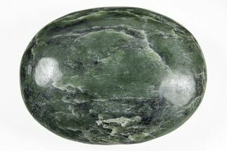 Polished Jade (Nephrite) Palm Stone - Afghanistan #217724