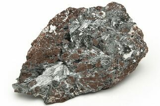 Metallic, Needle-Like Pyrolusite Crystals - Morocco #218108