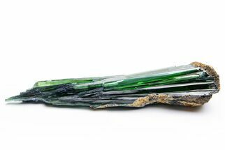 Gemmy, Emerald-Green Vivianite Crystals - Brazil #218224