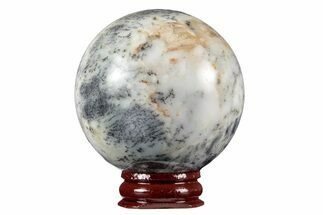 Polished Dendritic Agate Sphere - Madagascar #218920