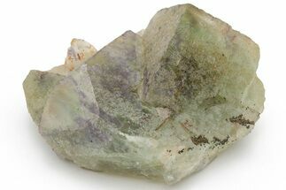 Green Cubic Fluorite Crystal Cluster - Morocco #219264