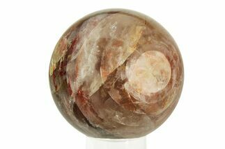 Captivating, Polished Hematoid Quartz Sphere #219738