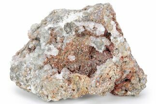 Vanadinite and Calcite Crystal Association - San Carlos Mine #219862