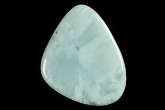 Polished, Larimar Cabochon - Dominican Republic #220165