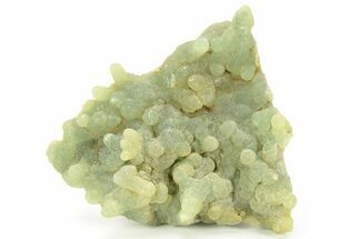 Botryoidal Prehnite and Epidote Inclusions - Mali #220443