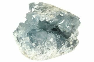 Sparkly Celestine (Celestite) Crystal Cluster - Madagascar #220806