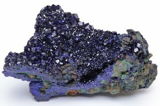Sparkling Azurite Crystal Cluster - China #215845