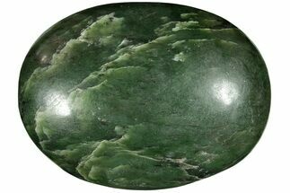 Polished Jade (Nephrite) Palm Stone - Afghanistan #221011