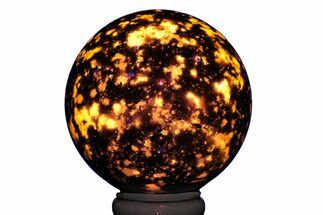 Fluorescent, Sodalite-Syenite Sphere - China #222883