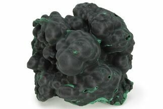 Chatoyant Botryoidal Malachite Formation - Shilu Mine, China #223510