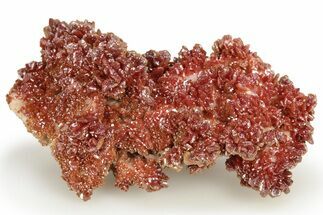 Dark Red Vanadinite Crystals on Barite - Morocco #223672
