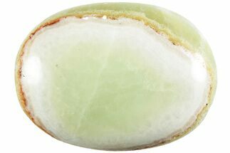 Polished, Green (Jade) Onyx Palm Stone - Afghanistan #223972