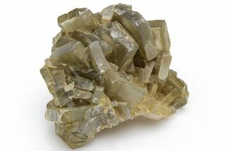 Yellow-Brown Tabular Barite Crystals with Phantoms - Peru #224376