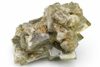 Yellow-Brown Tabular Barite Crystals with Phantoms - Peru #224404