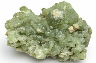 Green Prehnite Crystal Cluster - Morocco #224841
