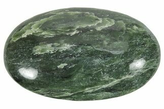 Polished Jade (Nephrite) Palm Stone - Afghanistan #220984