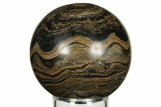 Polished Stromatolite (Greysonia) Sphere - Bolivia #227070