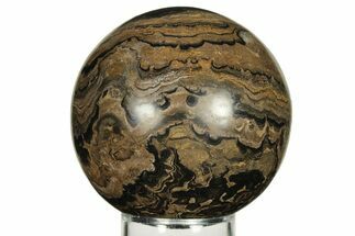 Polished Stromatolite (Greysonia) Sphere - Bolivia #227063