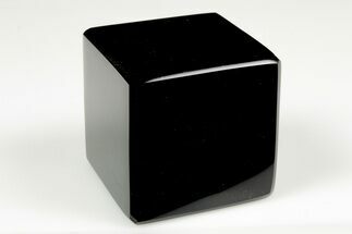 Polished Black Obsidian Cubes #227171