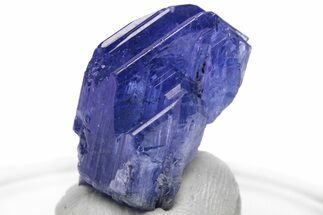 Brilliant Blue-Violet Tanzanite Crystal - Merelani Hills, Tanzania #228229