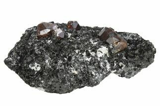 Fluorescent Zircon Crystals in Biotite Schist - Norway #228210