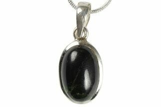 Chrome Diopside Pendant (Necklace) - Sterling Silver #228443