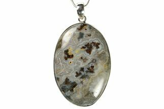 Ocean Jasper Pendant (Necklace) - Sterling Silver #228399
