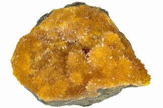 Intense Orange Calcite Crystal Cluster - Poland #228280