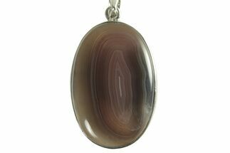 Botswana Agate Pendant (Necklace) - Sterling Silver #228542
