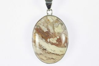 Ibis Jasper Pendant (Necklace) - Sterling Silver #228588