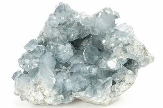 Sparkly Celestine (Celestite) Geode - Large Crystals #228961