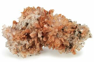 Orange Creedite Crystal Cluster - Durango, Mexico #229294