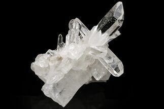 Clear Quartz Crystal Cluster - Brazil #229566